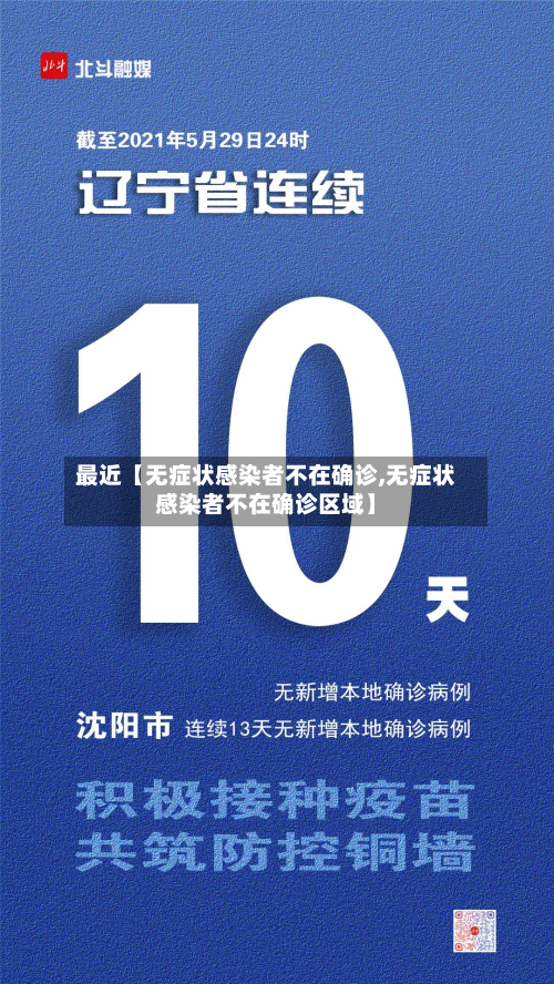 最近【无症状感染者不在确诊,无症状感染者不在确诊区域】