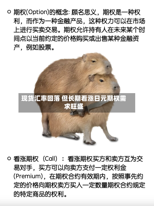 现货汇率回落 但长期看涨日元期权需求旺盛-第1张图片