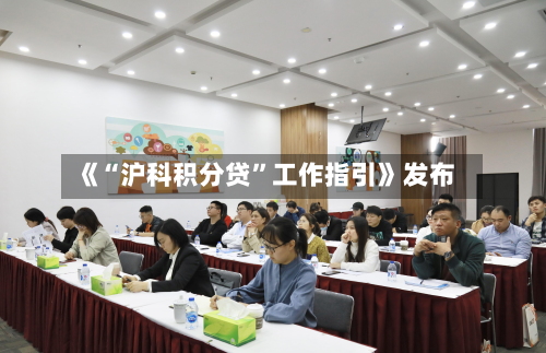 《“沪科积分贷”工作指引》发布