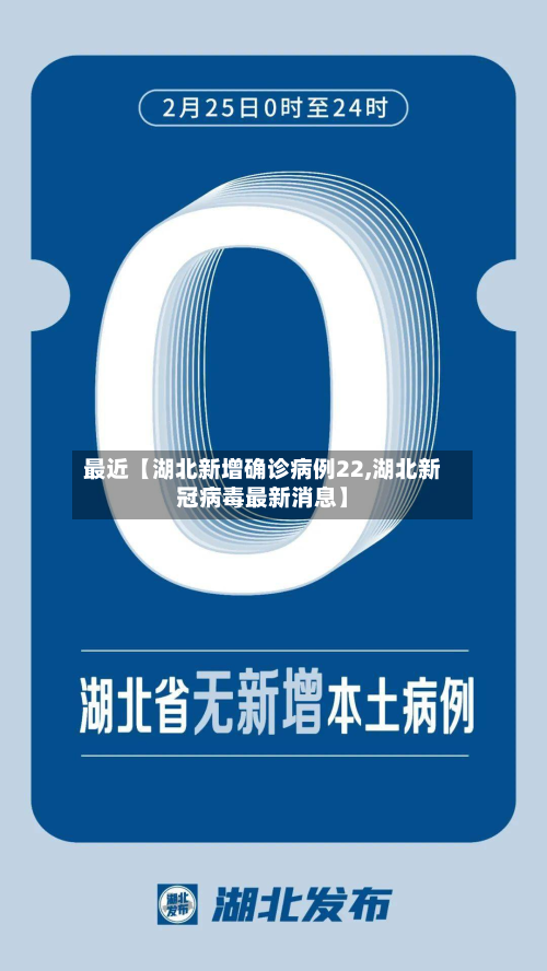 最近【湖北新增确诊病例22,湖北新冠病毒最新消息】
