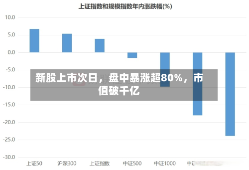 新股上市次日，盘中暴涨超80%，市值破千亿