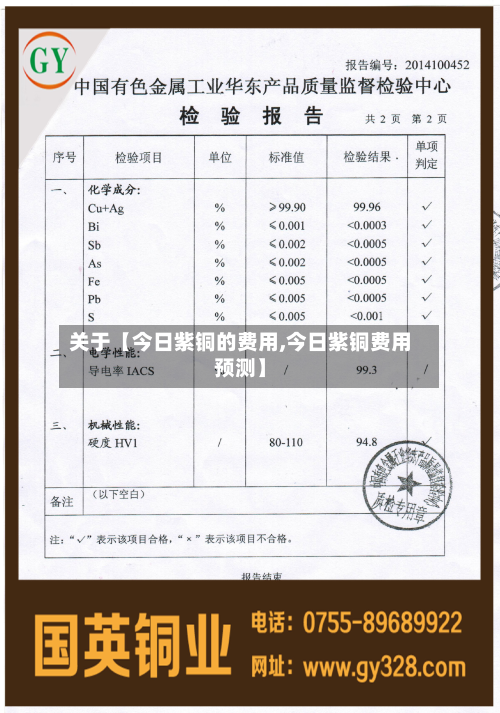关于【今日紫铜的费用,今日紫铜费用预测】