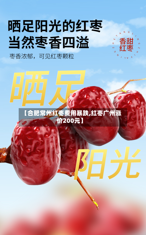 【合肥常州红枣费用暴跌,红枣广州涨价200元】