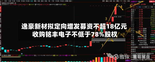 逸豪新材拟定向增发募资不超18亿元 收购铭丰电子不低于78%股权-第1张图片